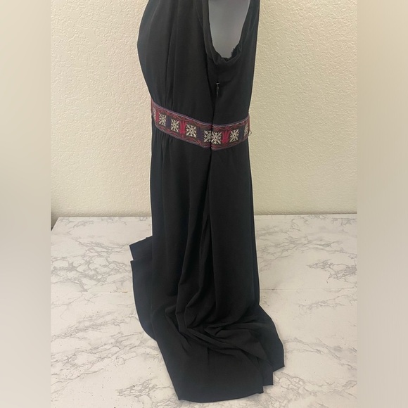 NWT Nicole Miller Women's Size 6 Black Sleeveless V Neck Shift LBD Side Zip - Picture 8 of 9